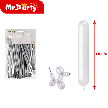 Globos largos para hacer figuras de 110 y 120cm Diferentes colores