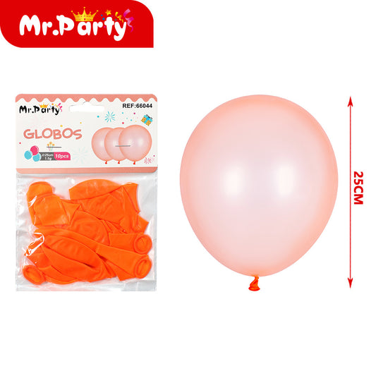 Bola fluorescente de 15 g color naranja 10 piezases (12paquetes)