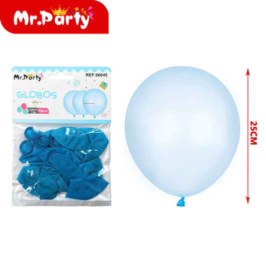 Bola fluorescente azul de 15 g 10 piezases (12paquetes)