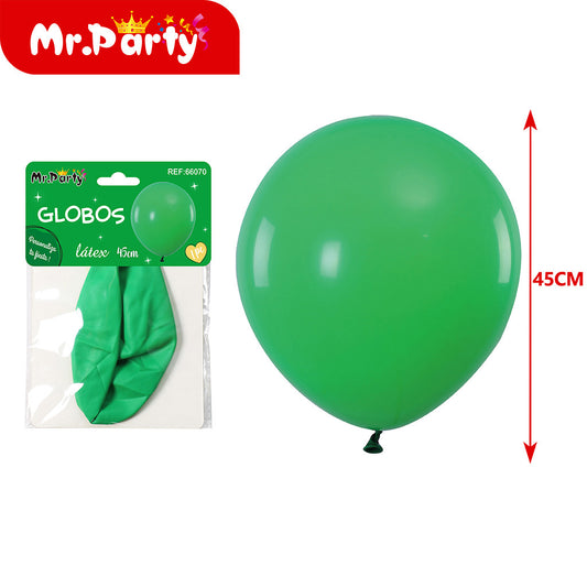 Verde mate de 18 pulgadas (12paquetes)