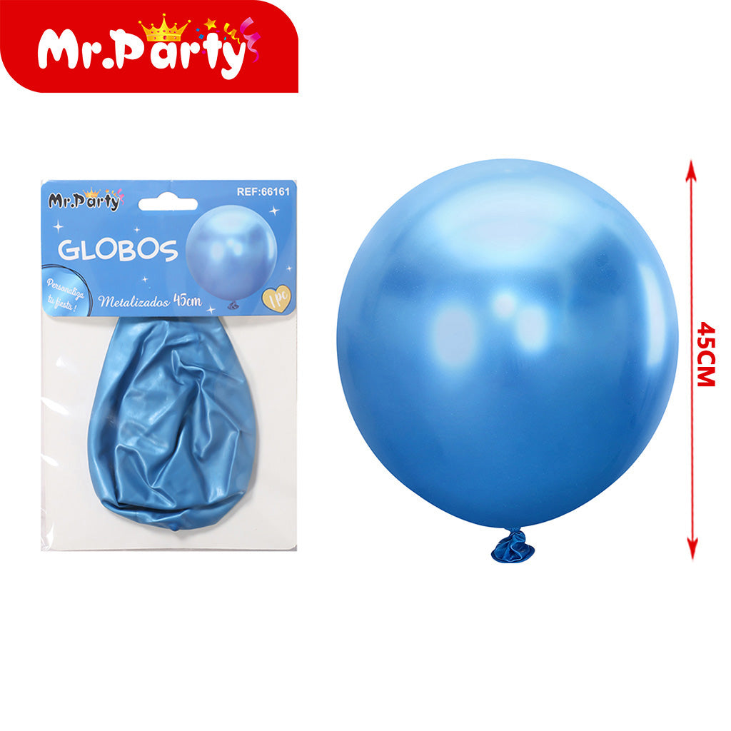 18 pulgadas azul metálico (12paquetes)
