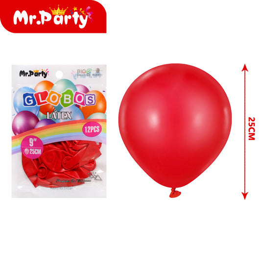 10 pulgadas 15 g rojo mate 12 piezases (12paquetes)