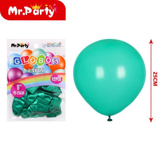 12 cuentas perladas de color verde oscuro de 10 pulgadas y 1 (12paquetes)