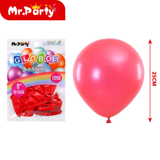 Perla roja de 10 pulgadas y 15 g 12 piezases (12paquetes)