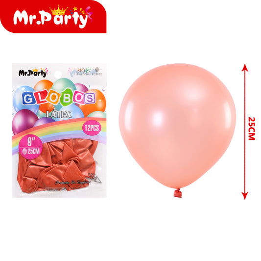 Oro rosa perlado de 10 pulgadas y 15 g 12 piezases (12paquetes)