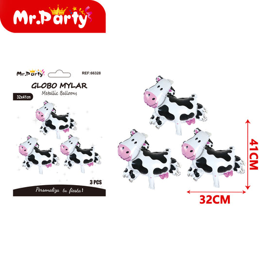 Mini vaca 32*41cm juego de 3 piezas (12paquetes)
