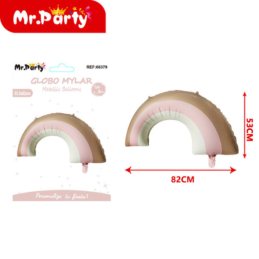 Aluminio estilo ins arcohíris rosa (12paquetes)