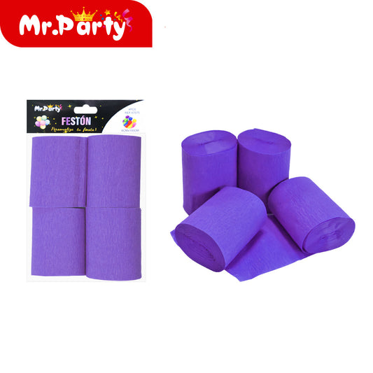Rollo de papel arrugado de un solo color 100 cm x 6 cm 4 pie (12paquetes)