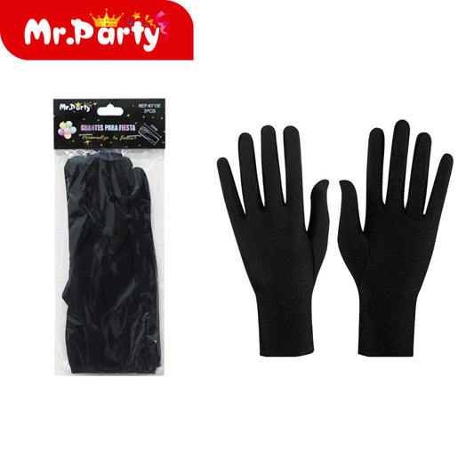 Guantes negros para niños de 23 cm (12paquetes)