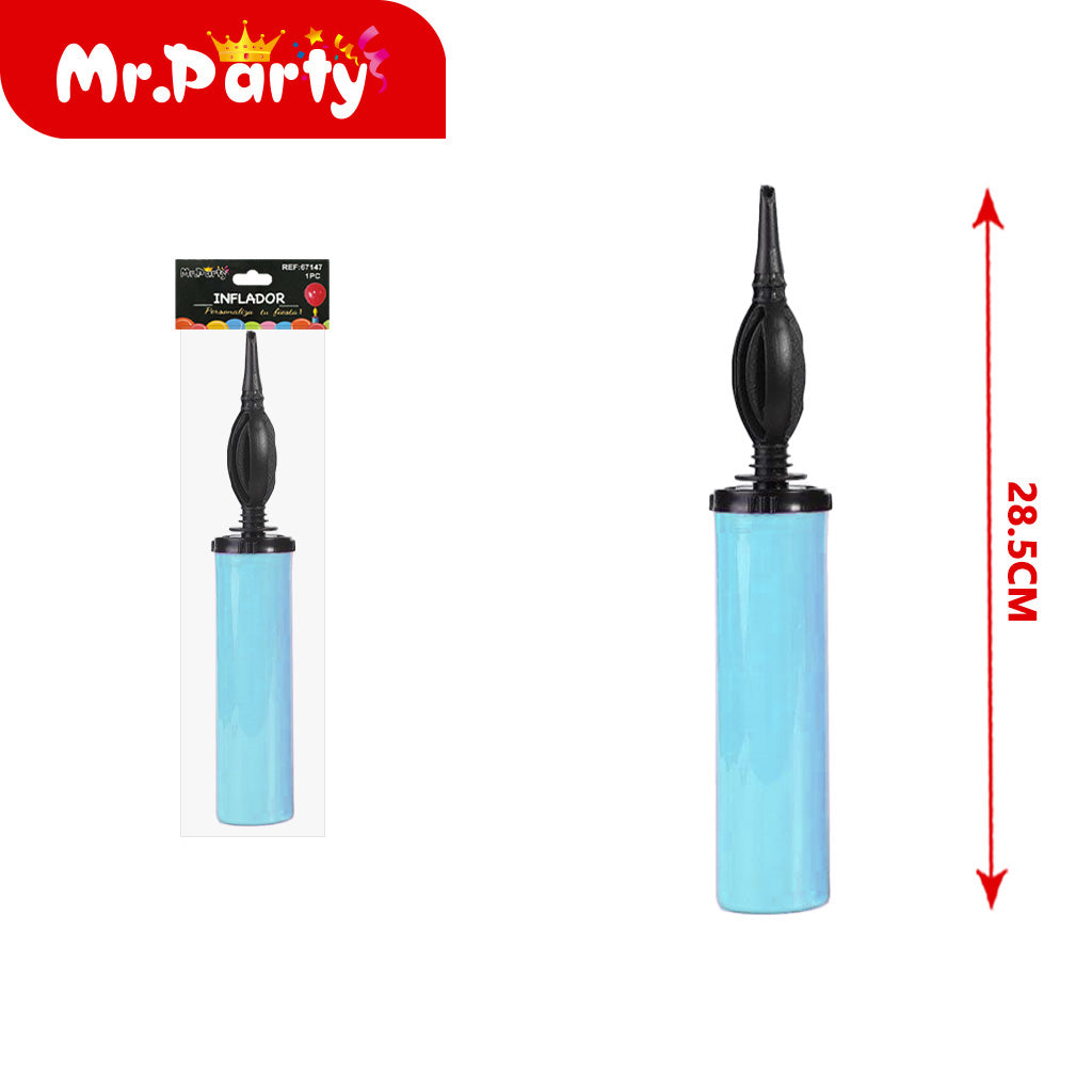 Inflador Manual para Globos 28.5 cm Mr. Party