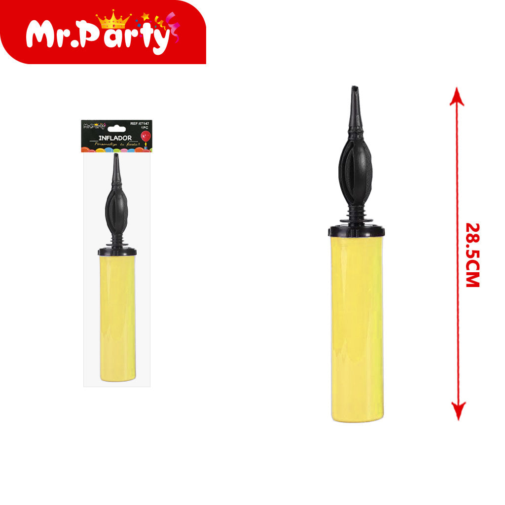 Inflador Manual para Globos 28.5 cm Mr. Party