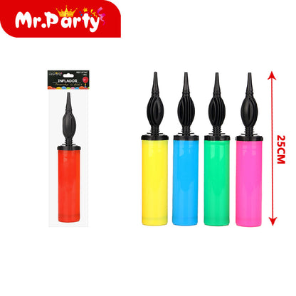 Inflador Manual para Globos 28.5 cm Mr. Party