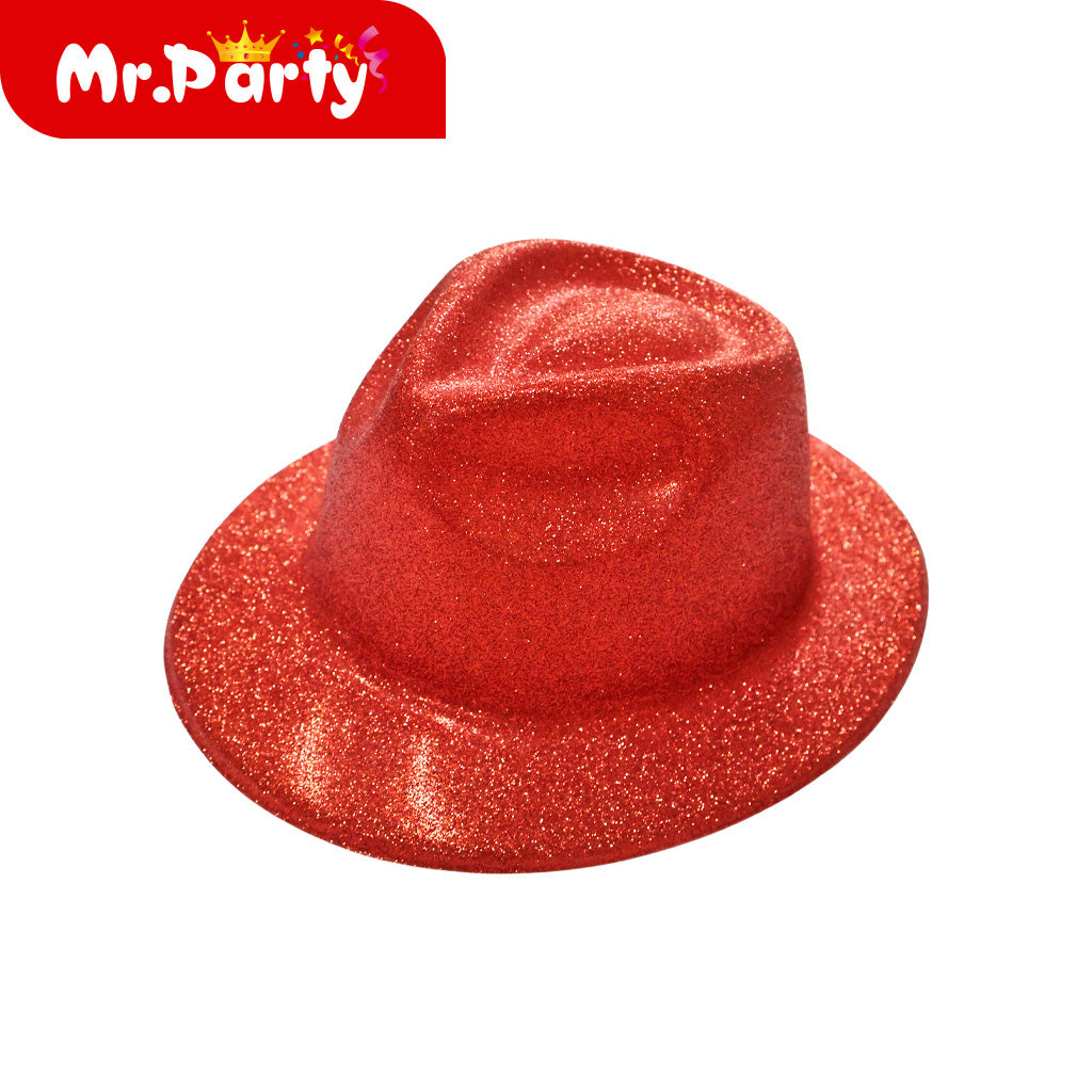 🎩✨ Sombreros de Fiesta Glitter/Neón y Metalizados (Colores y Estilos Surtidos) | Hora Loca, Photo Booth, Cumpleaños