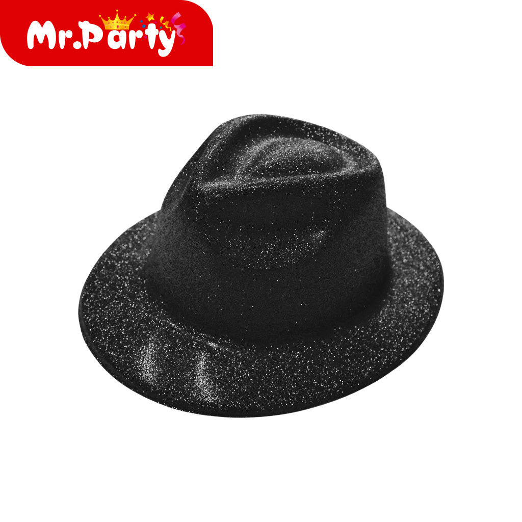 🎩✨ Sombreros de Fiesta Glitter/Neón y Metalizados (Colores y Estilos Surtidos) | Hora Loca, Photo Booth, Cumpleaños