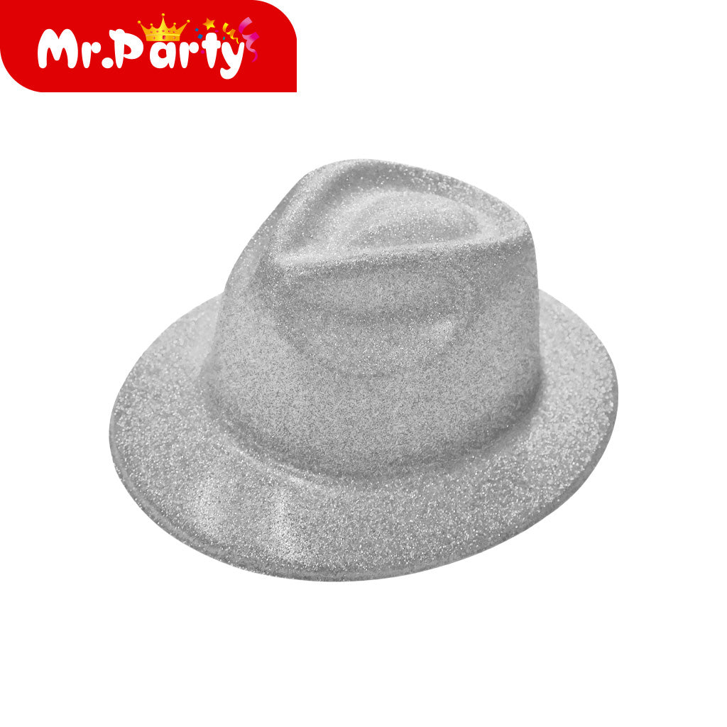 🎩✨ Sombreros de Fiesta Glitter/Neón y Metalizados (Colores y Estilos Surtidos) | Hora Loca, Photo Booth, Cumpleaños