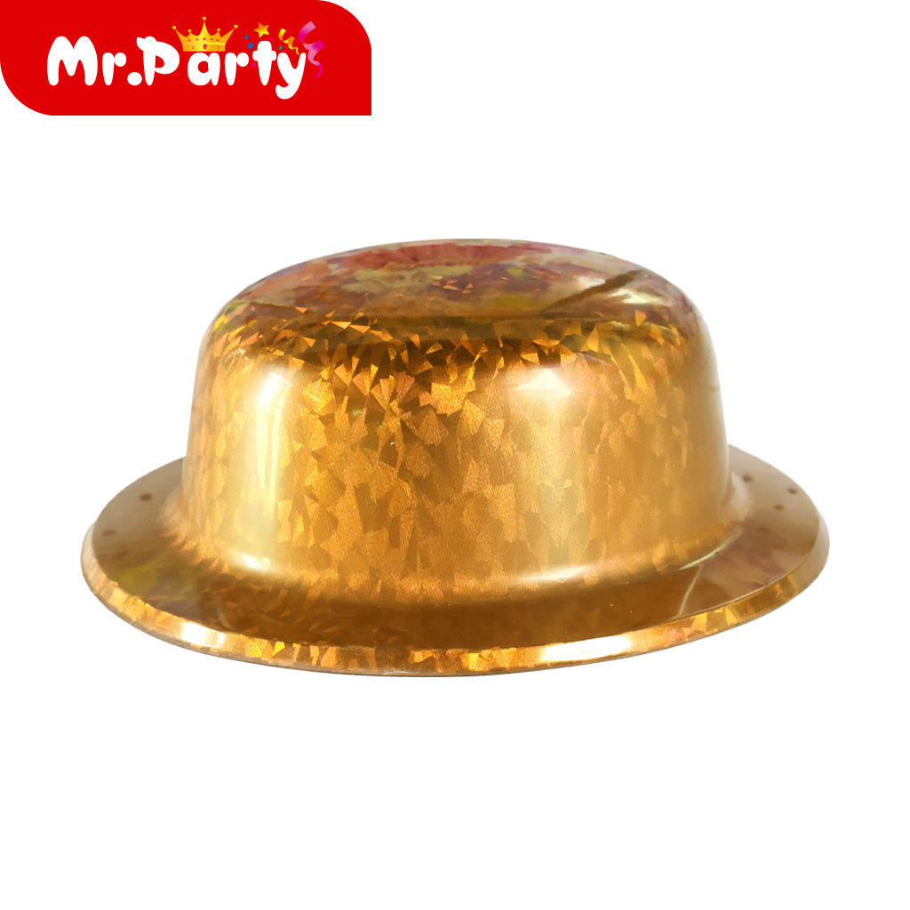 🎩✨ Sombreros para Fiesta Neón y Glitter (Varios Colores) | Cotillón para Fotos y Hora Loca- Mayoreo 12 pzas