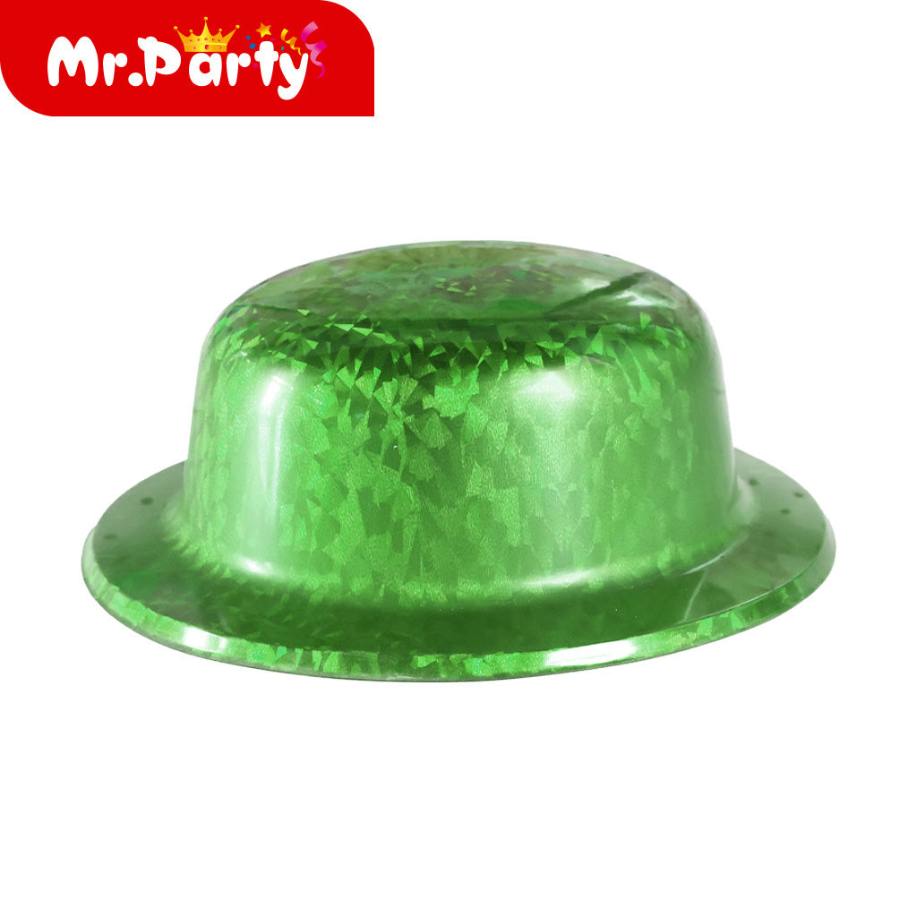 🎩✨ Sombreros para Fiesta Neón y Glitter (Varios Colores) | Cotillón para Fotos y Hora Loca- Mayoreo 12 pzas