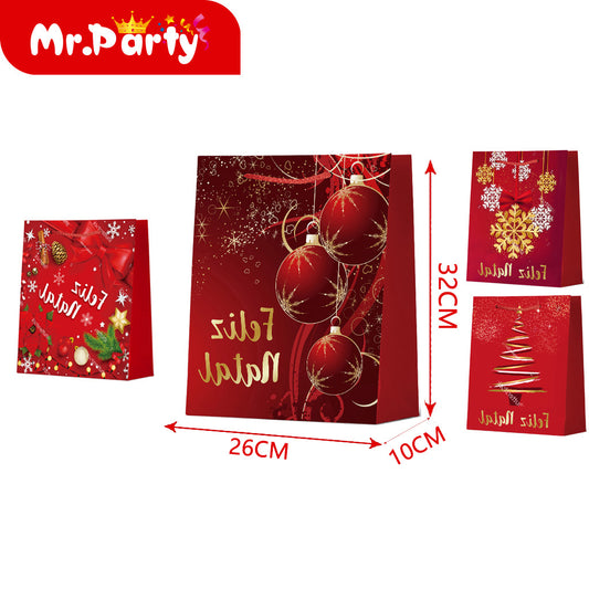 Bolsa de regalo mediana con estampado en caliente 5531 (26 x (12paquetes)