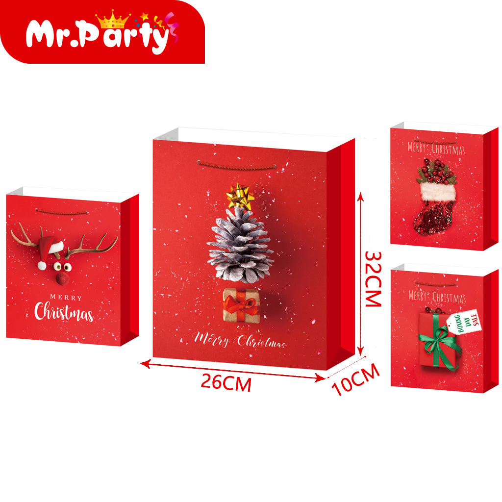 Bolsa de regalo mediana de estampado en caliente 10124 de 26 (12paquetes)