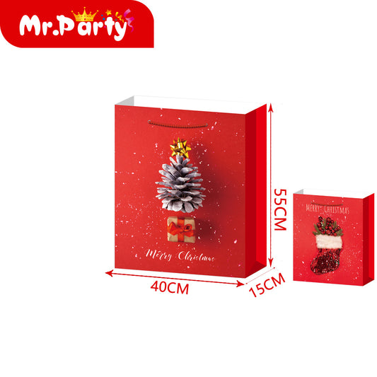 Bolsa de regalo con impresión plana tamaño grande 40 x 55 x (12paquetes)