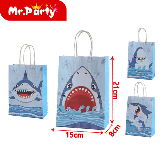 Bolsa de papel kraft shark 21*15*8 (12paquetes)