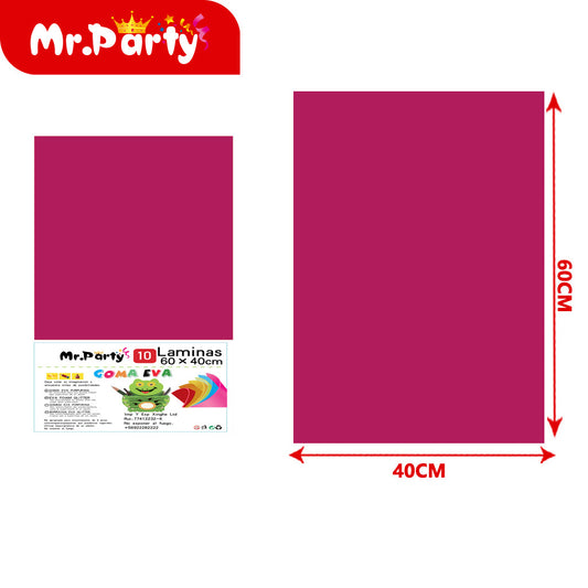 10 esponjas comunes de 40 x 60 cm color rosa y rojo (12paquetes)