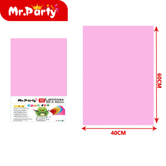10 esponjas comunes de 40 x 60 cm color rosa claro 03 (12paquetes)