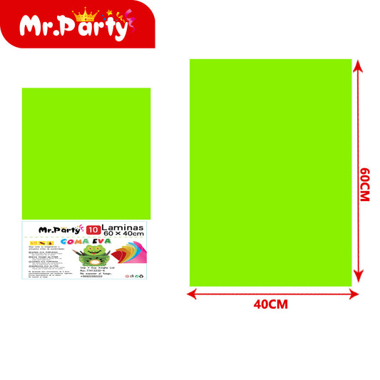 10 esponjas comunes de 40 x 60 cm color verde esmeralda 09 (12paquetes)
