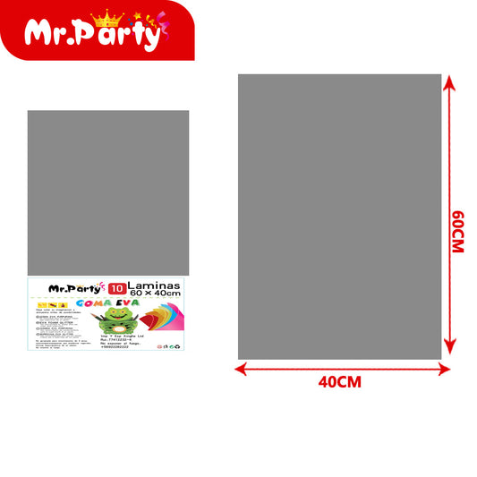 10 esponjas comunes de 40 x 60 cm color gris 018 (12paquetes)