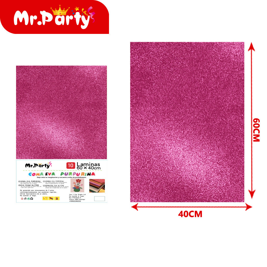 10 esponjas de polvo dorado de 40 x 60 cm color rojo rosa 02 (12paquetes)