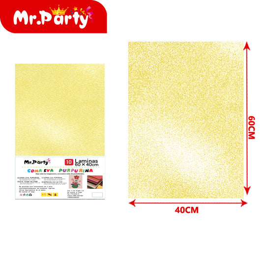 10 esponjas de polvo dorado de 40 x 60 cm color beige 031 (12paquetes)