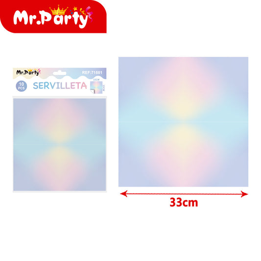Papel de seda de color neón t114 10 piezas (12paquetes)