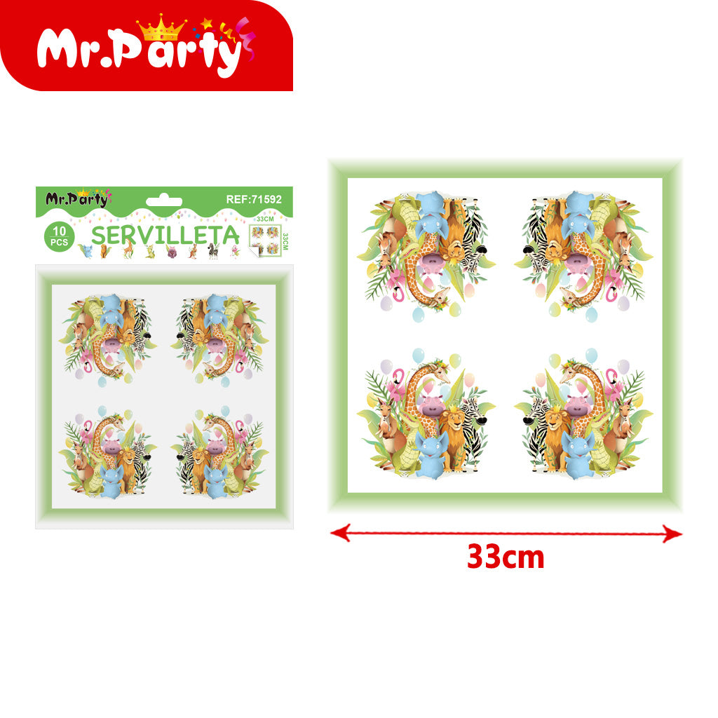 T104 dream zoo pañuelos de papel 10 piezas (12paquetes)