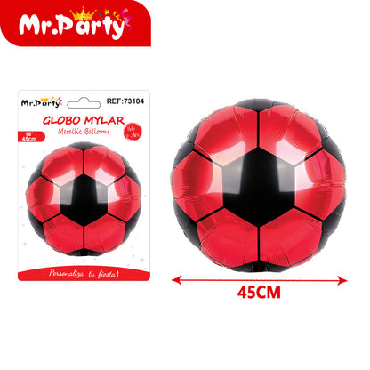 Globo Mylar Balón & Paleta 45 cm – Deportes y Dulces para tu Fiesta