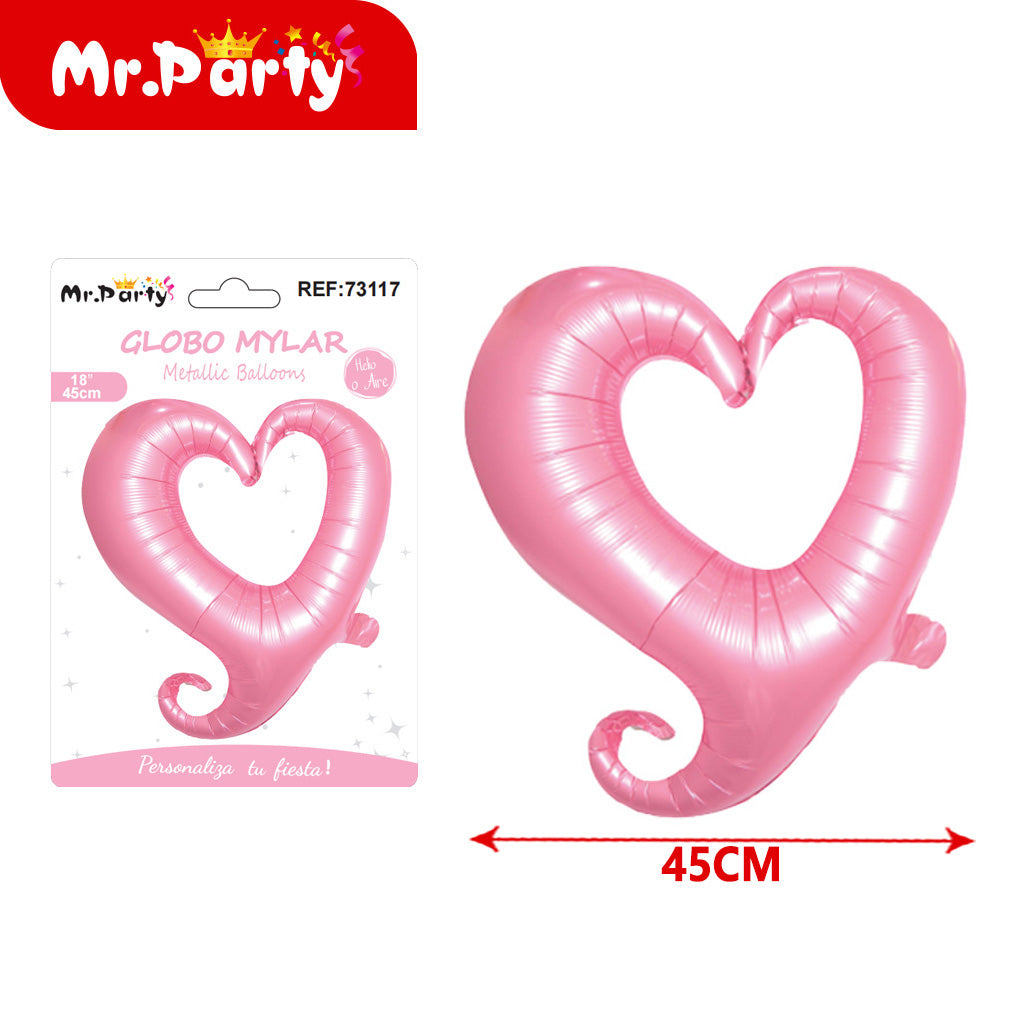 Globo Mylar Corazón & Estrella Gigante – Amor, San Valentín y Aniversarios