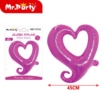 Globo Mylar Corazón & Estrella Gigante – Amor, San Valentín y Aniversarios