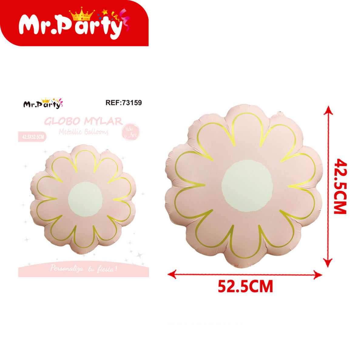 🎈✨ Globo Mylar Gigante Figuras Kawaii | Oso, Pastel, Mariposa, Flor | Globo Metalizado para Fiesta- 12 pzas Mayoreo