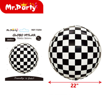 🎉 Globo Mylar Bola Disco & Esfera Retro 3D –Mayoreo 12 pzas Brilla tu Fiesta al Máximo ✨