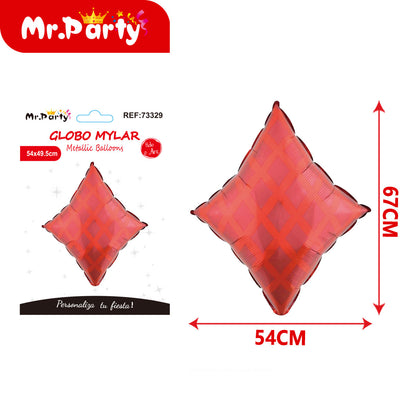 🎉 Globos Mylar Casino & Dinero Mr. Party – Billetes, Cartas, Corazones y Más ✨