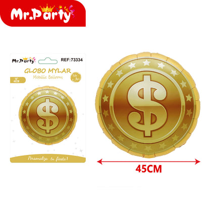 🎉 Globos Mylar Casino & Dinero Mr. Party – Billetes, Cartas, Corazones y Más ✨