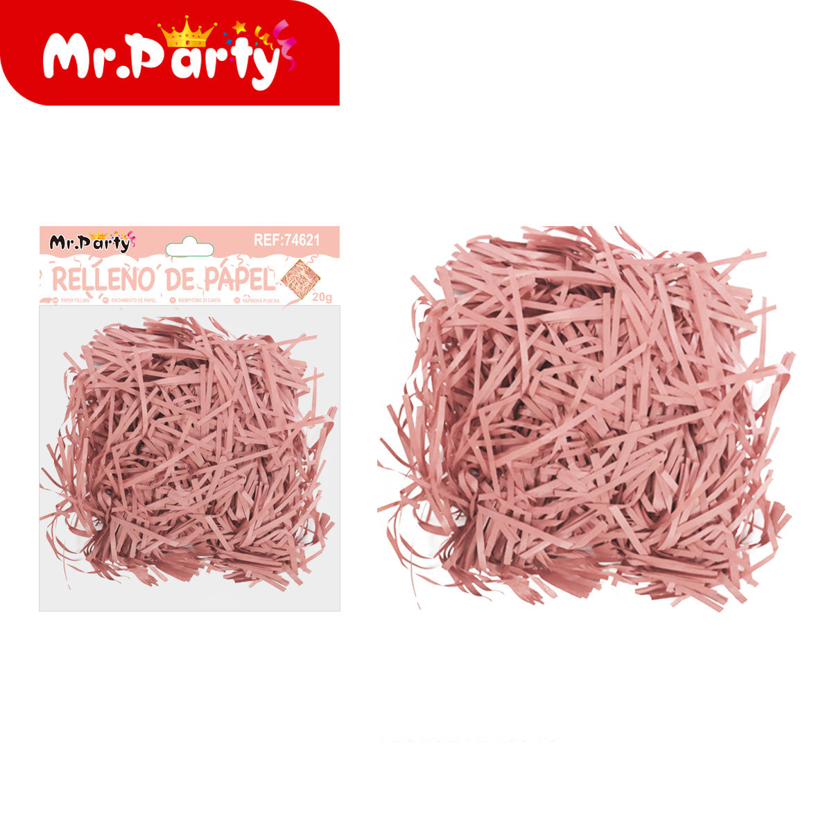 🎁 Relleno de Papel Triturado 20g | Colores Variados para Cajas de Regalo, Canastas y Decoración ✨- Mayoreo 12 pzas