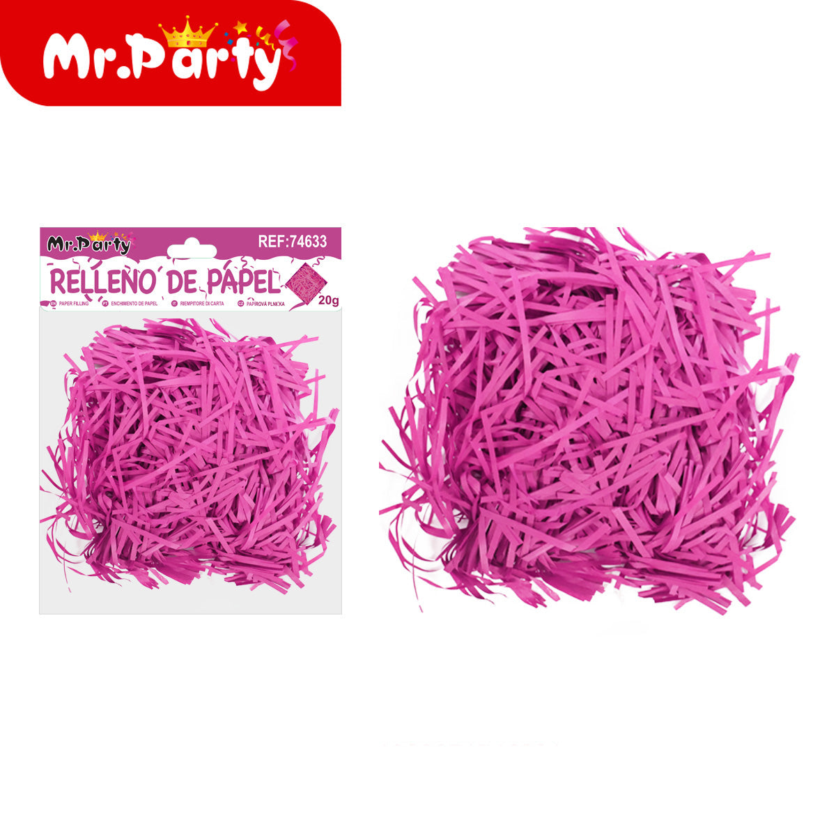 🎁 Relleno de Papel Triturado 20g | Colores Variados para Cajas de Regalo, Canastas y Decoración ✨- Mayoreo 12 pzas