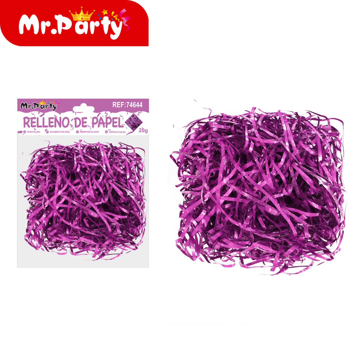 🎁 Relleno de Papel Triturado 20g | Colores Variados para Cajas de Regalo, Canastas y Decoración ✨