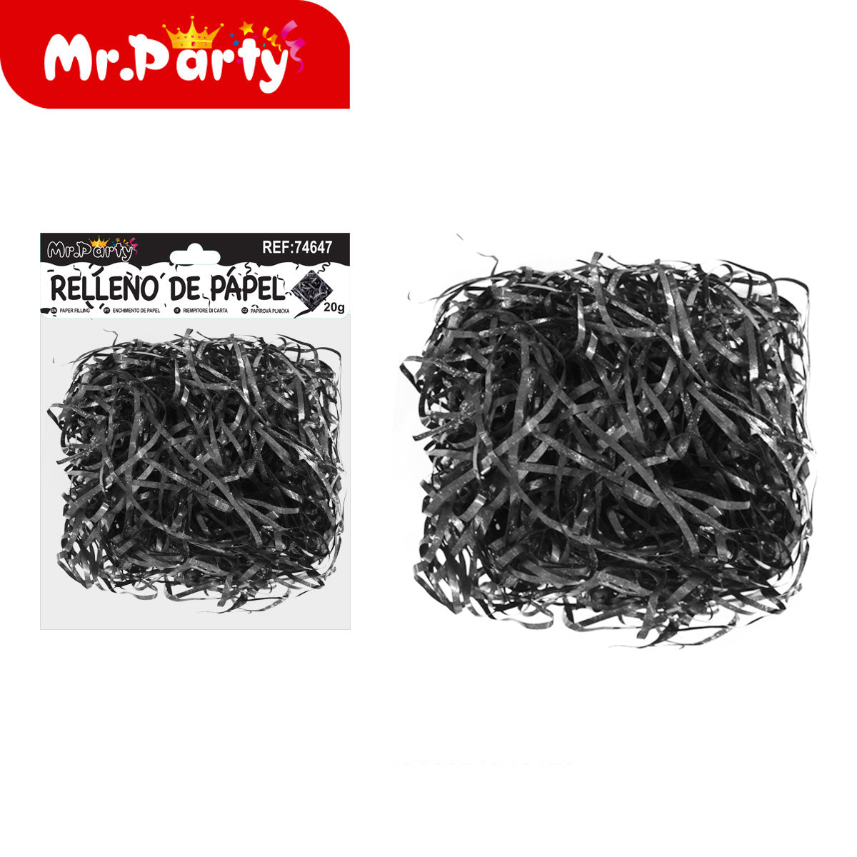 🎁 Relleno de Papel Triturado 20g | Colores Variados para Cajas de Regalo, Canastas y Decoración ✨