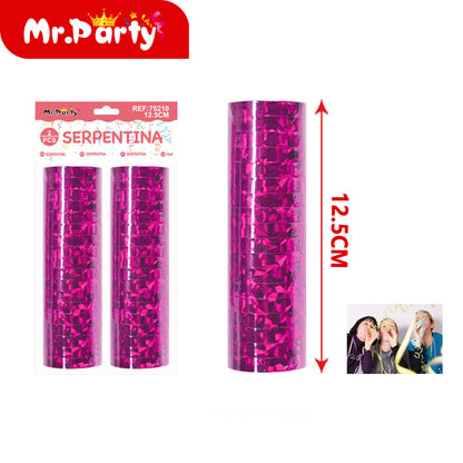 Serpentina Metalizada 12.5 cm (2 pzas) | Mr. Party