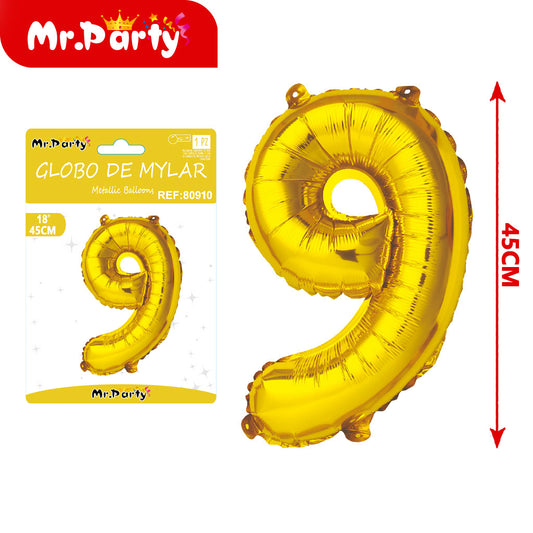 versión digital estadounidense de 18 pulgadas dorada 9 (paji (12paquetes)