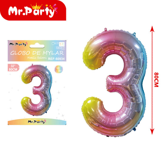 Cuerpo de 32 pulgadas con degradado digital a color 3 (12paquetes)