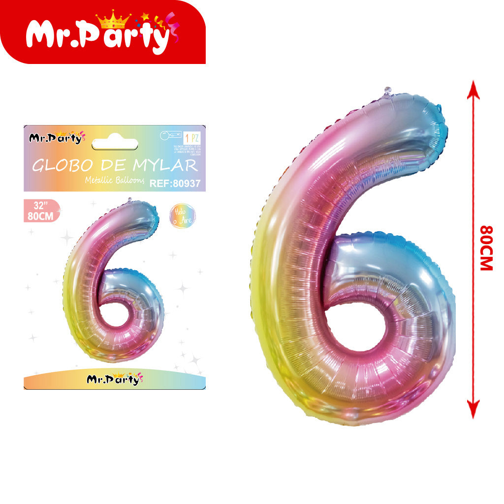 Cuerpo de 32 pulgadas con degradado digital a color 6 (12paquetes)