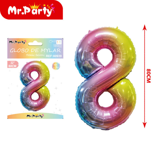 Cuerpo de 32 pulgadas con degradado digital a color 8 (12paquetes)