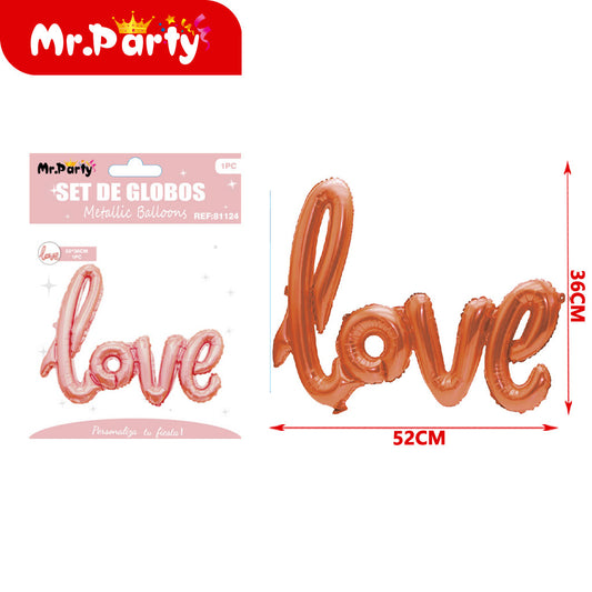 pequeño mono love oro rosa (12paquetes)